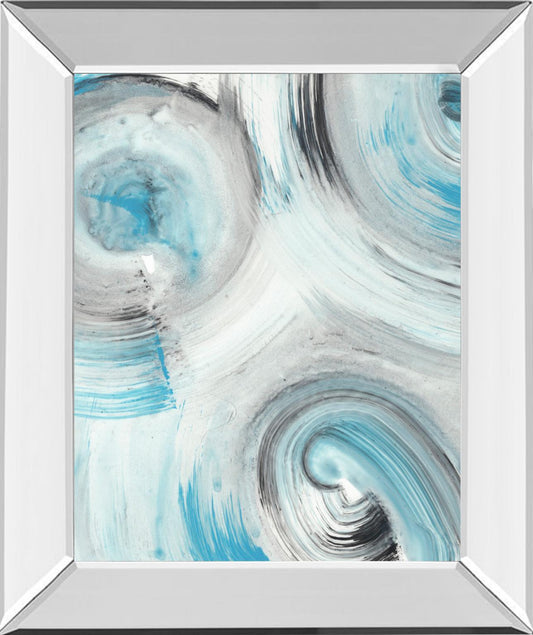 Ripple Effect V By Ethan Harper - Light Blue Classy Art