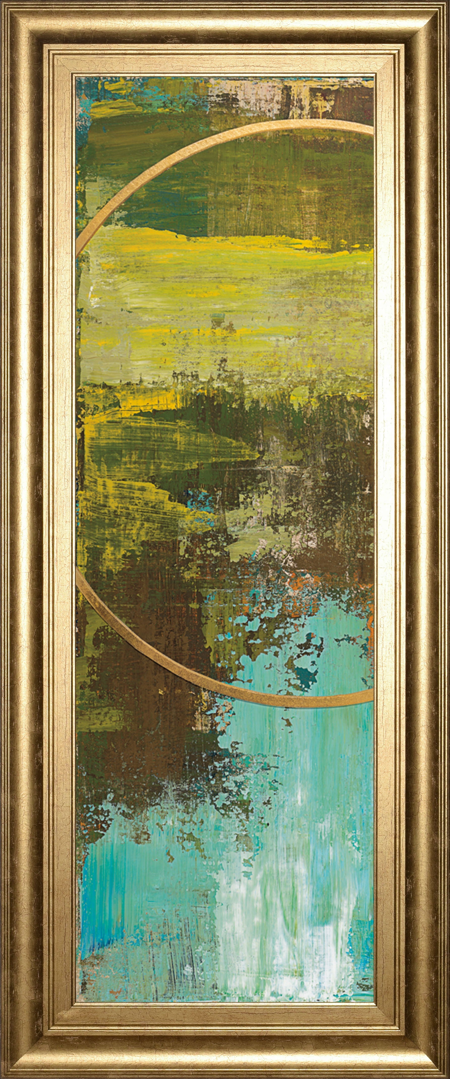 Aller Chartreuse By Patrick St Germain - Wall Art Real Glass - Green Classy Art