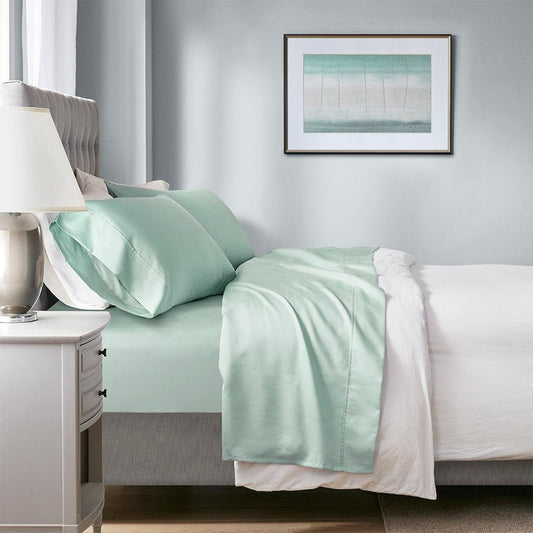 1000 Thread Count California King Sheet Set Seafoam Olliix.com