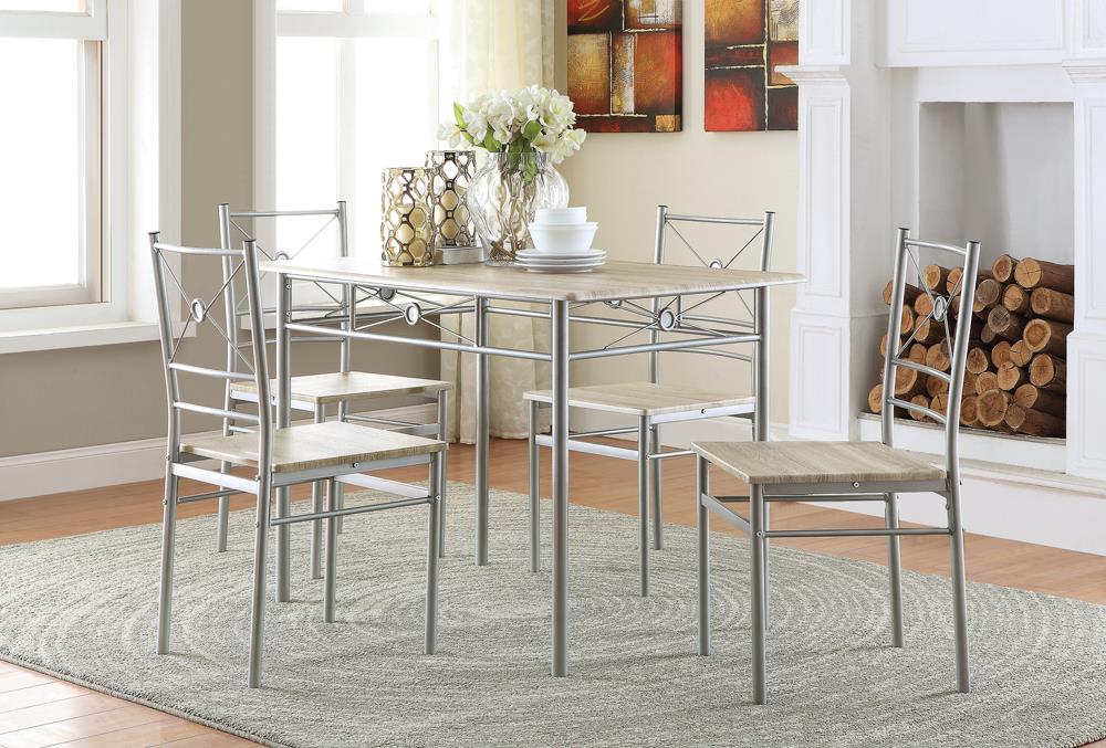 Transitional Taupe Five-Piece Set Coaster Z2 Premium