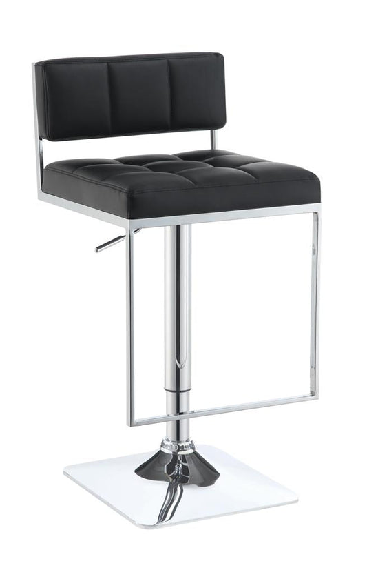 G100194 Contemporary Black Adjustable Bar Stool Coaster Z2 Premium