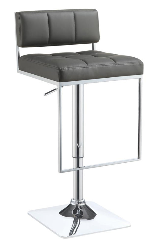 G100195 Contemporary Grey Adjustable Bar Stool Coaster Z2 Premium