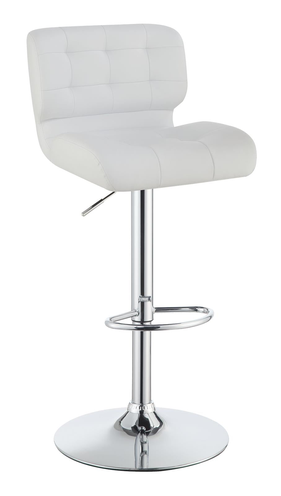 G100546 Contemporary White Upholstered Bar Stool Coaster Z2 Premium