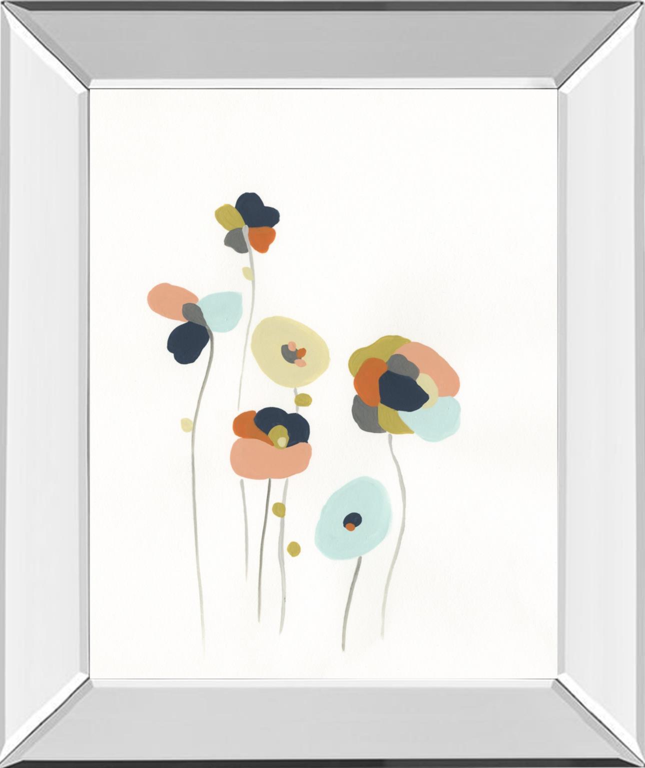 Modular Bouquet II By June Erica Vess - Light Blue Classy Art