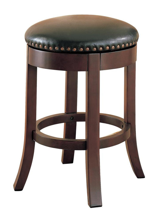 G101059 Casual Walnut Counter-Height  Bar Stool Coaster Z2 Premium