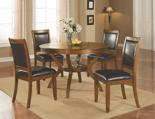 Nelms Casual Deep Brown Dining Table Coaster Z2 Premium