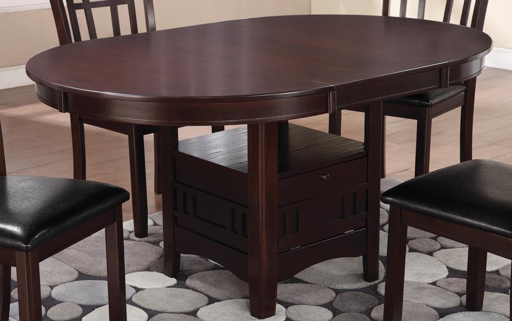 Lavon Transitional Warm Brown Dining Table Coaster Z2 Premium