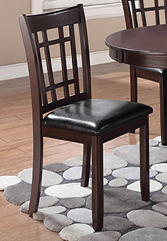 Lavon Transitional Warm Brown Dining Chair Coaster Z2 Premium