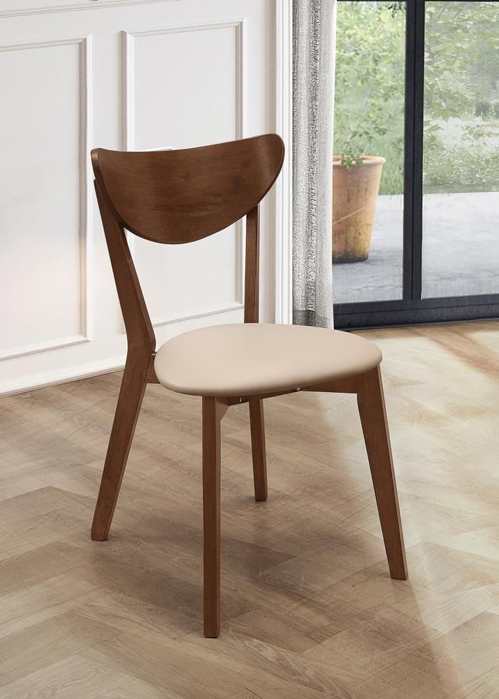 Kersey Retro Chestnut Dining Chair Coaster Z2 Premium