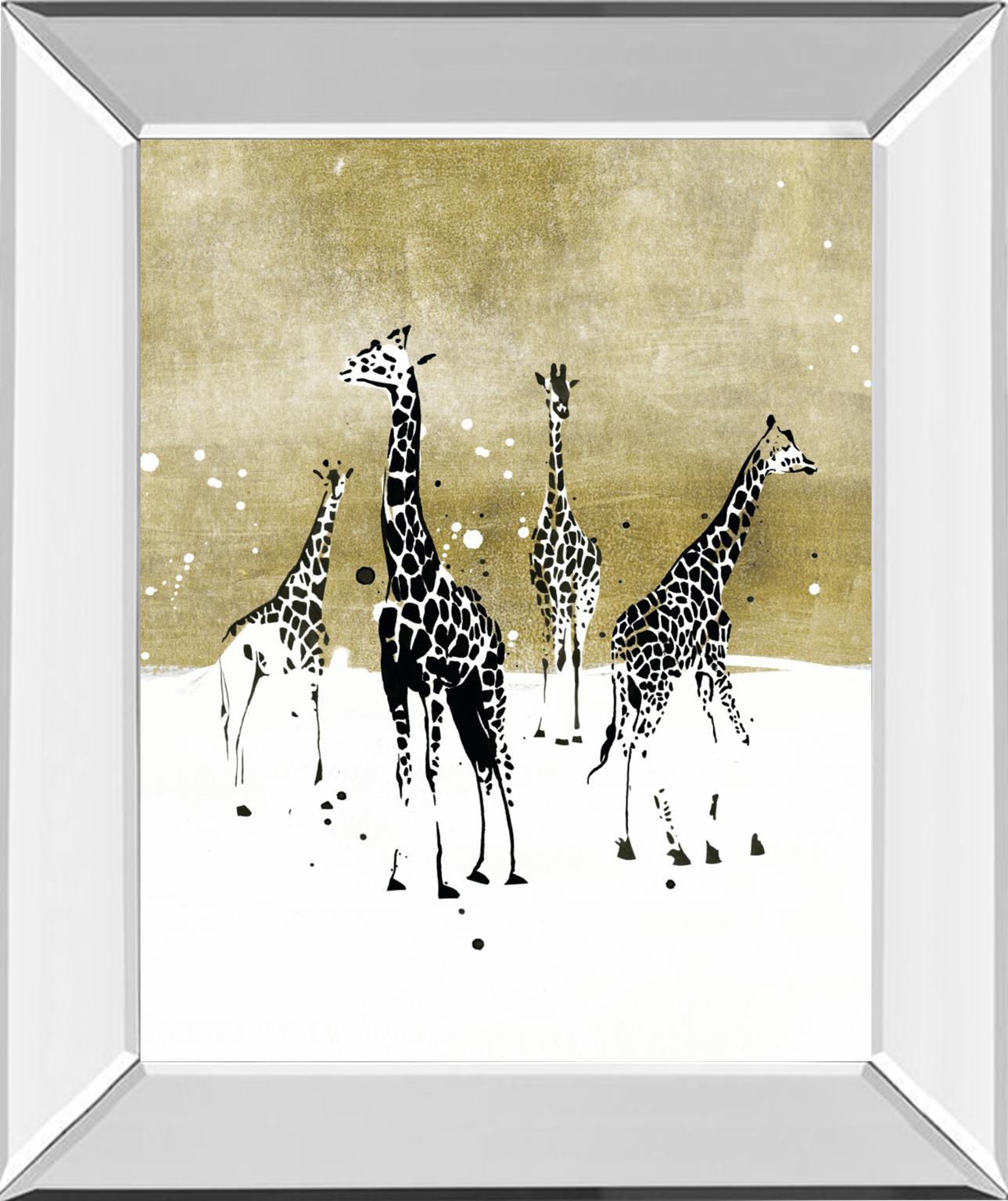 Spotted Giraffe I By Annie Warren - Light Brown Classy Art