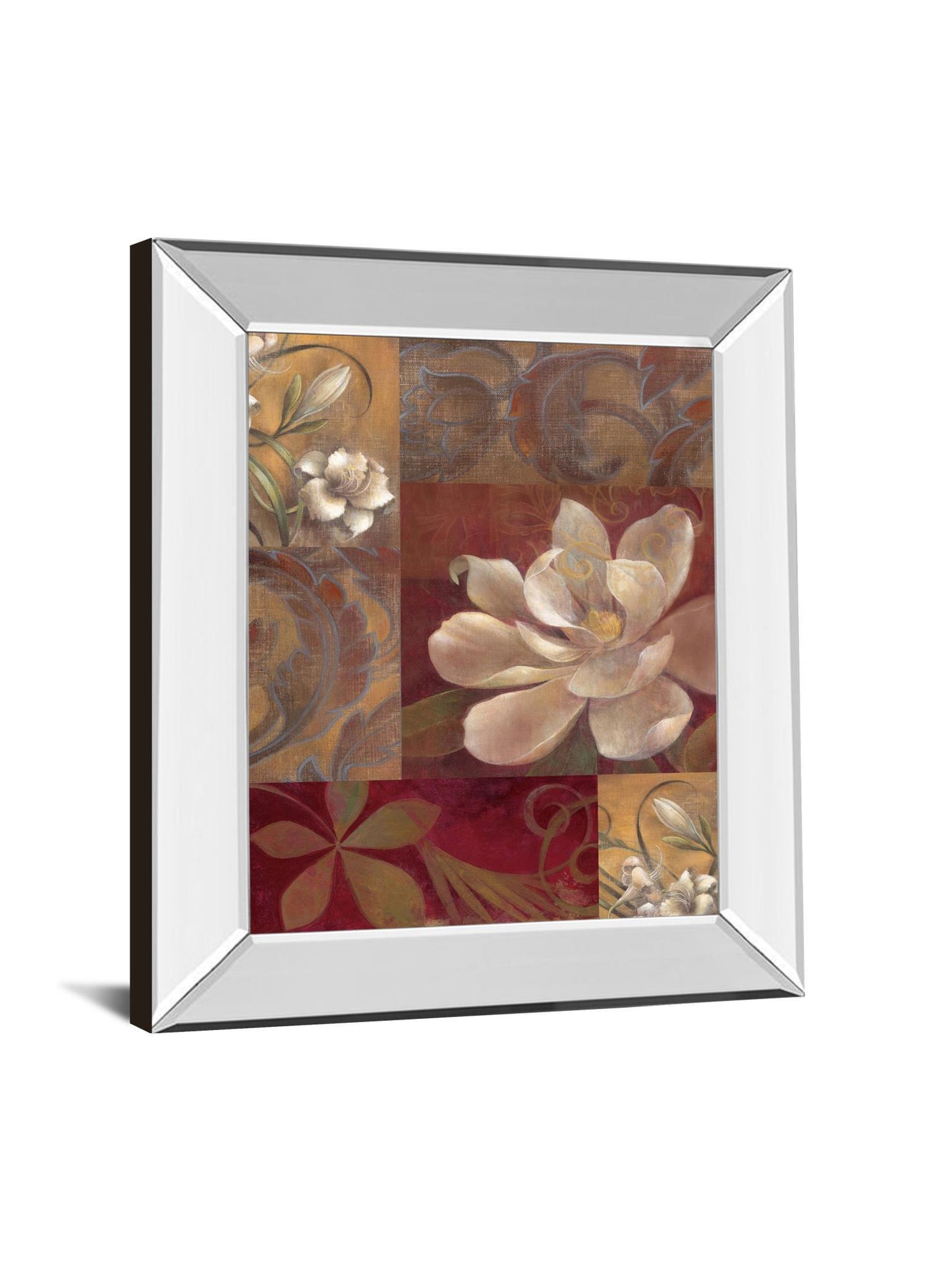 Variety Of Style Il By Elaine Vollherbst-Lane - Mirror Framed Print Wall Art - Red Classy Art