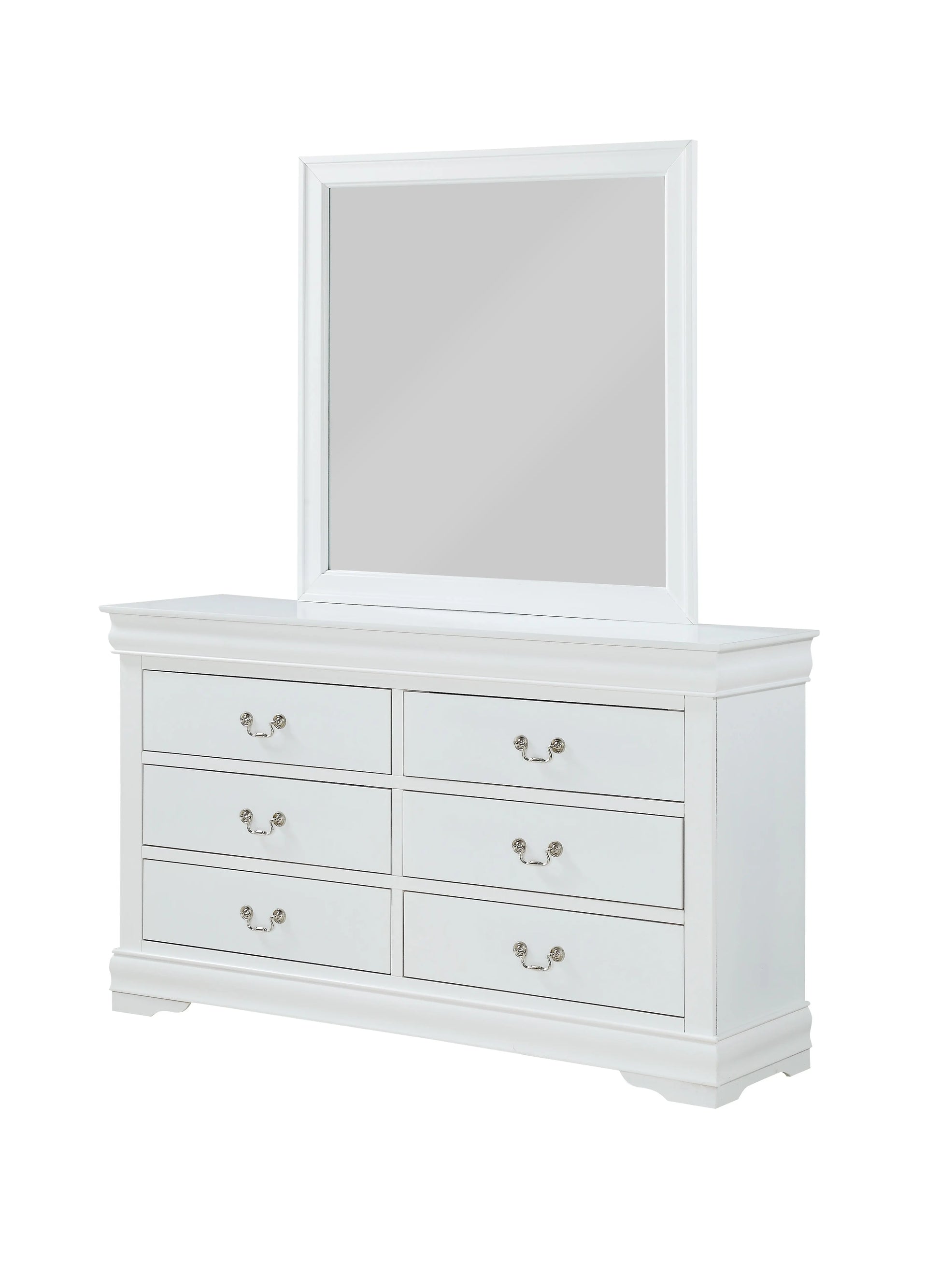 Louis Philip White Dresser Crown Mark