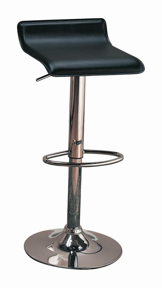 G120390 Contemporary Black Adjustable Bar Stool Coaster Z2 Premium