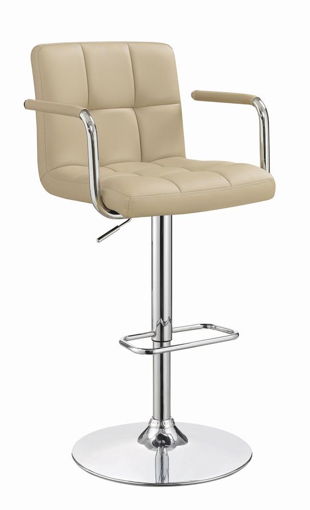 G121106 Contemporary Beige Adjustable Bar Stool Coaster Z2 Premium