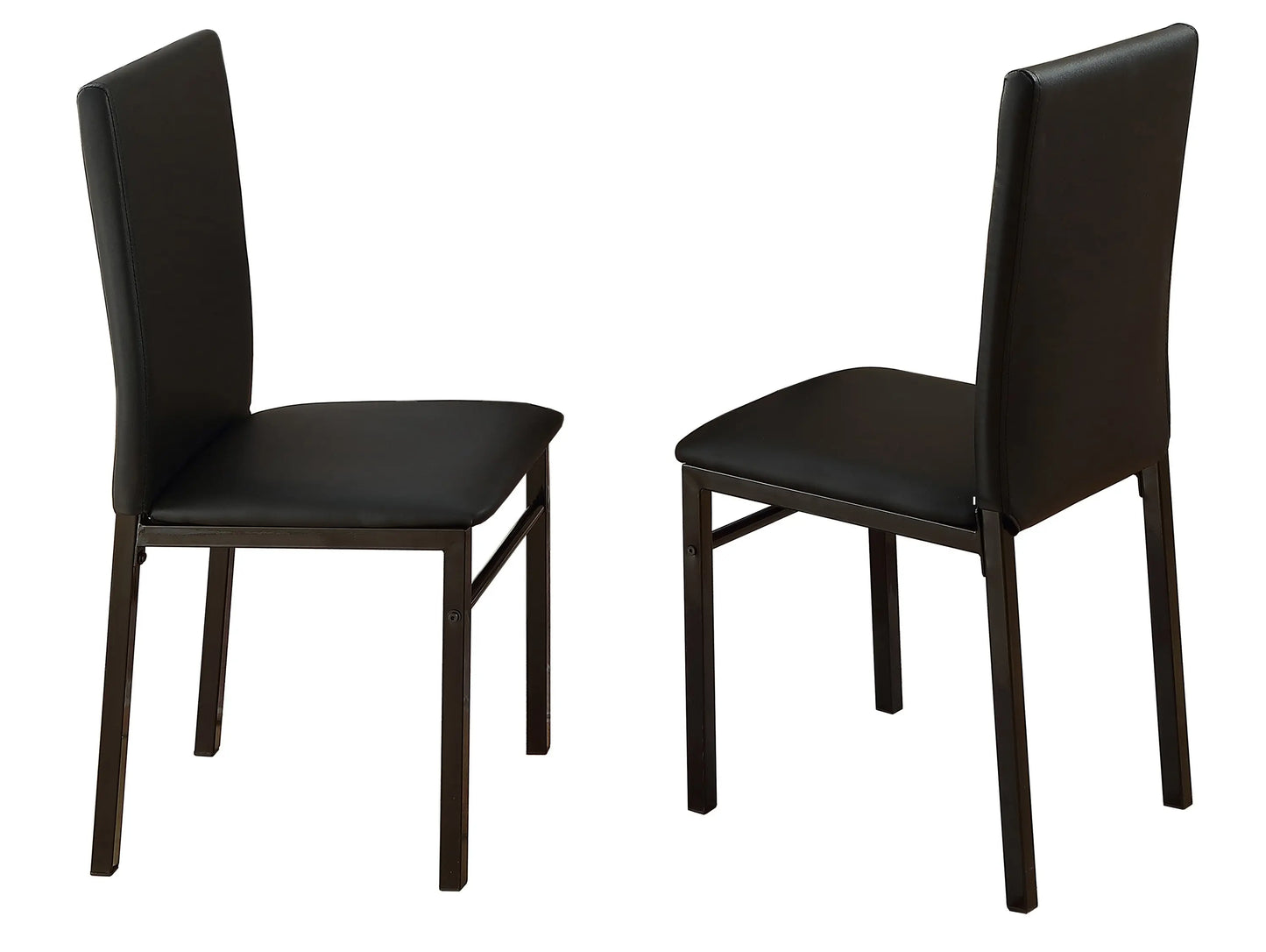 Aiden Brown/Black 5-Piece Dining Set Crown Mark