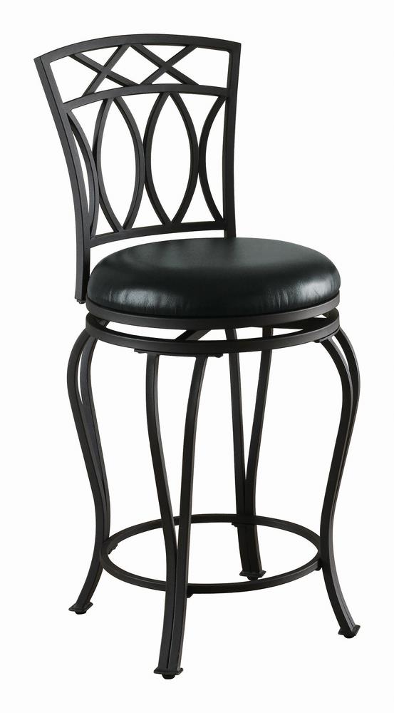 G122059 Casual Black Metal Counter Stool Coaster Z2 Premium