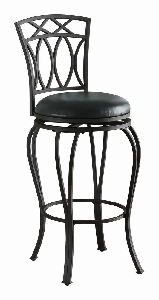 G122060 Casual Black Metal Bar Stool Coaster Z2 Premium