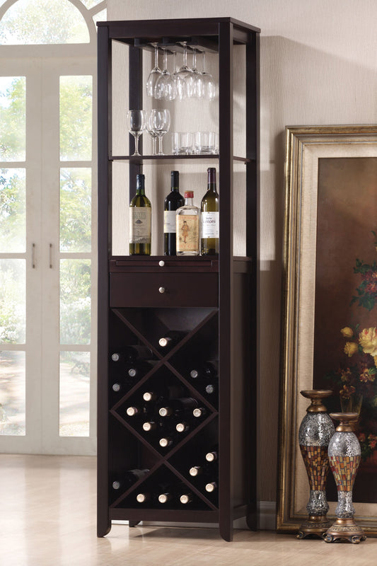 Casey Wenge Wine Cabinet ACME East