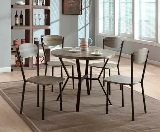 Blake Gray 5-Piece Dining Set Crown Mark