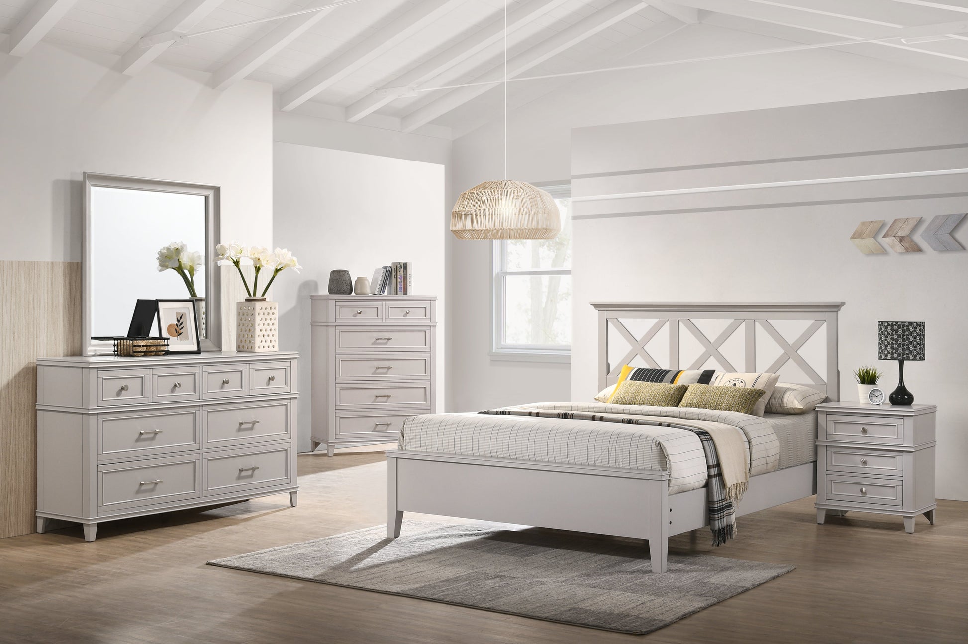 Grey Nova II Bedroom Bernards Furniture