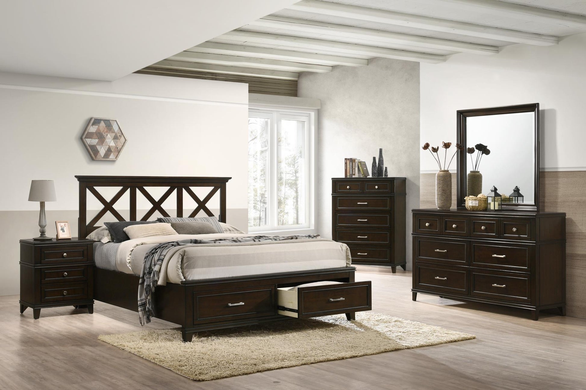 Cherry Nova II Bedroom Bernards Furniture