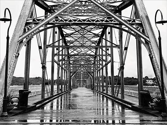 Bridging The Way By Jennifer Rigsby - Dark Gray Classy Art