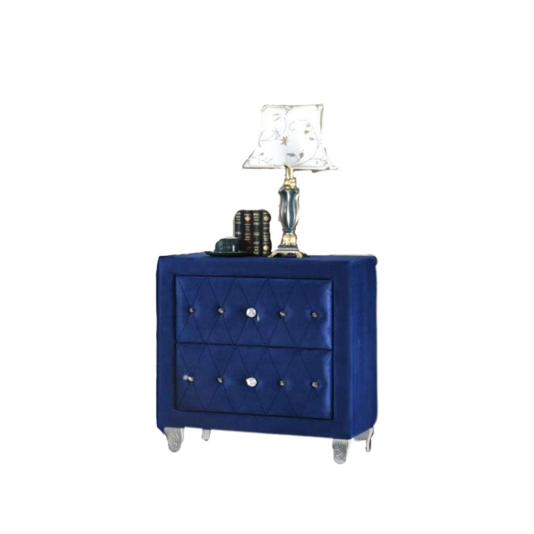 Dana Blue Nightstand Massa Gallery Furniture