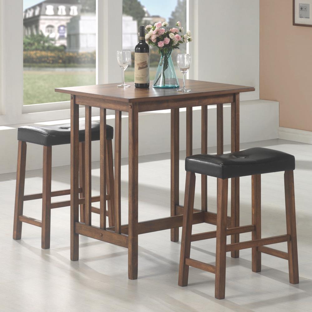 G130004 Casual Brown Three-Piece Table Set Coaster Z2 Premium