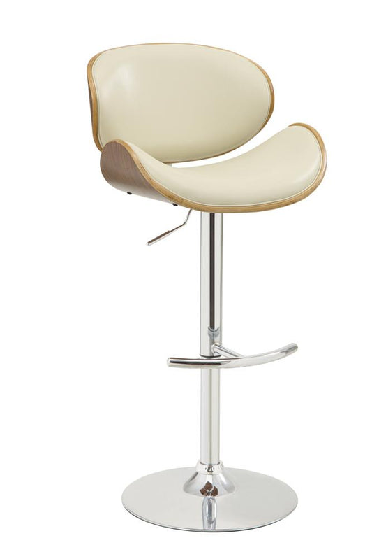 G130505 Contemporary Cream Adjustable Height Bar Stool Coaster Z2 Premium