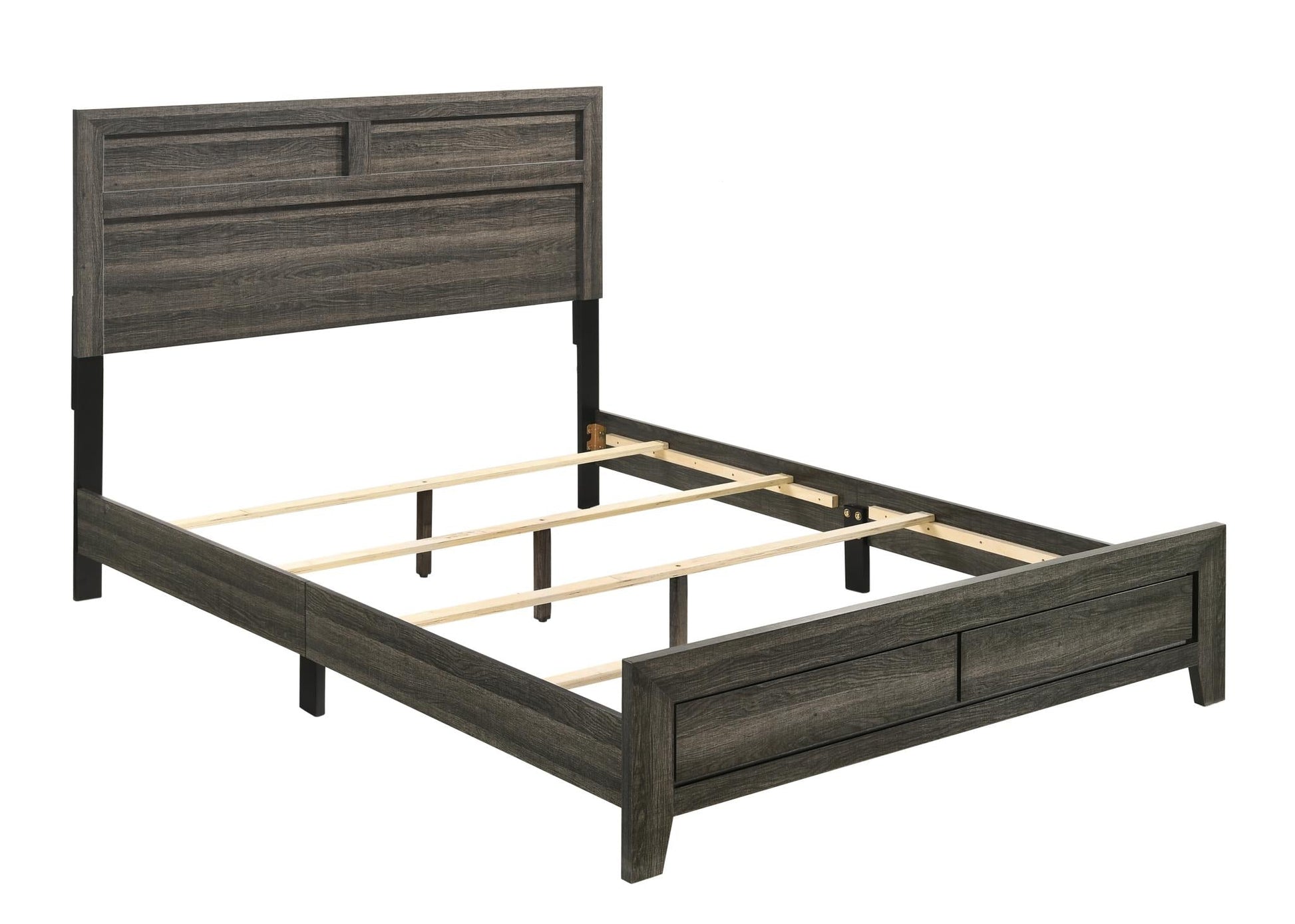 Isaac Panel Bed in a Box Bernards Furniture