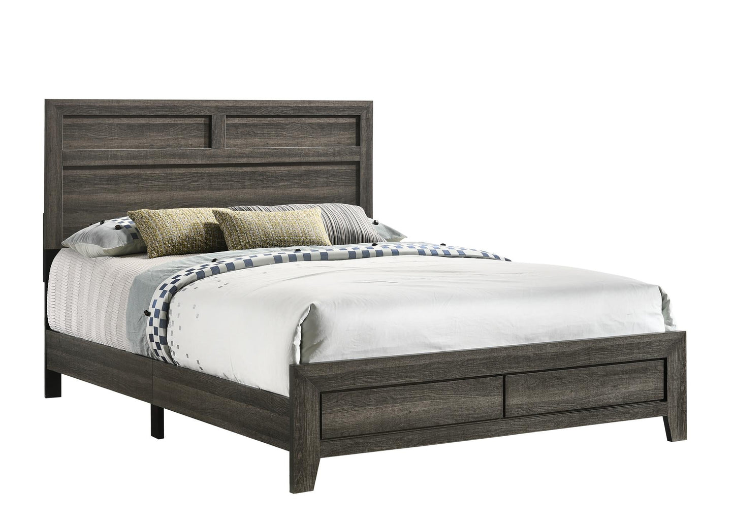 Isaac Panel Bed in a Box Bernards Furniture