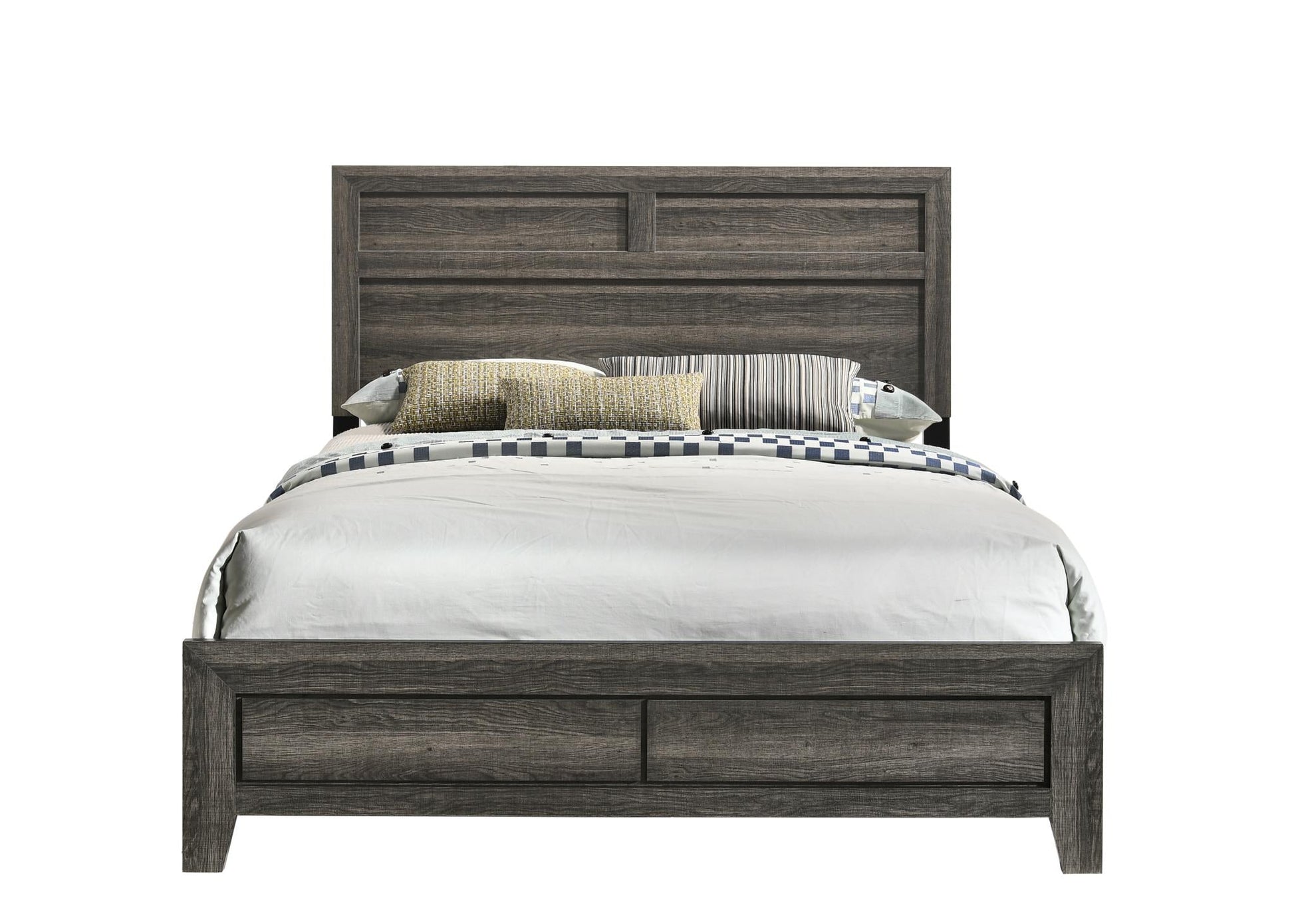 Isaac Panel Bed in a Box Bernards Furniture