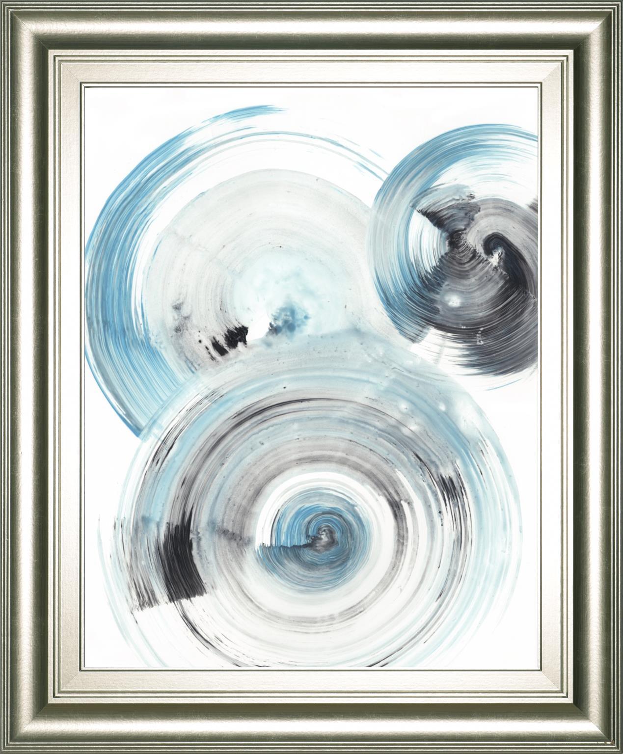 22x26 Ripple Effect I By Ethan Harper - Light Blue Classy Art