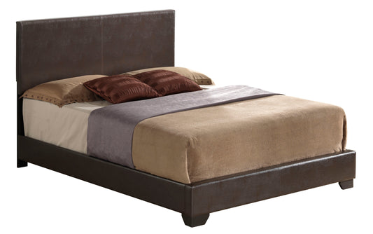 Ireland III Brown PU Full Bed ACME East