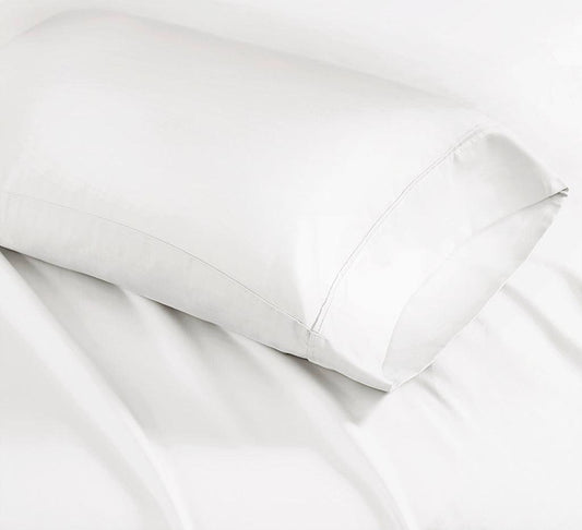 1500 Thread Count Standard Pillowcase White Olliix.com