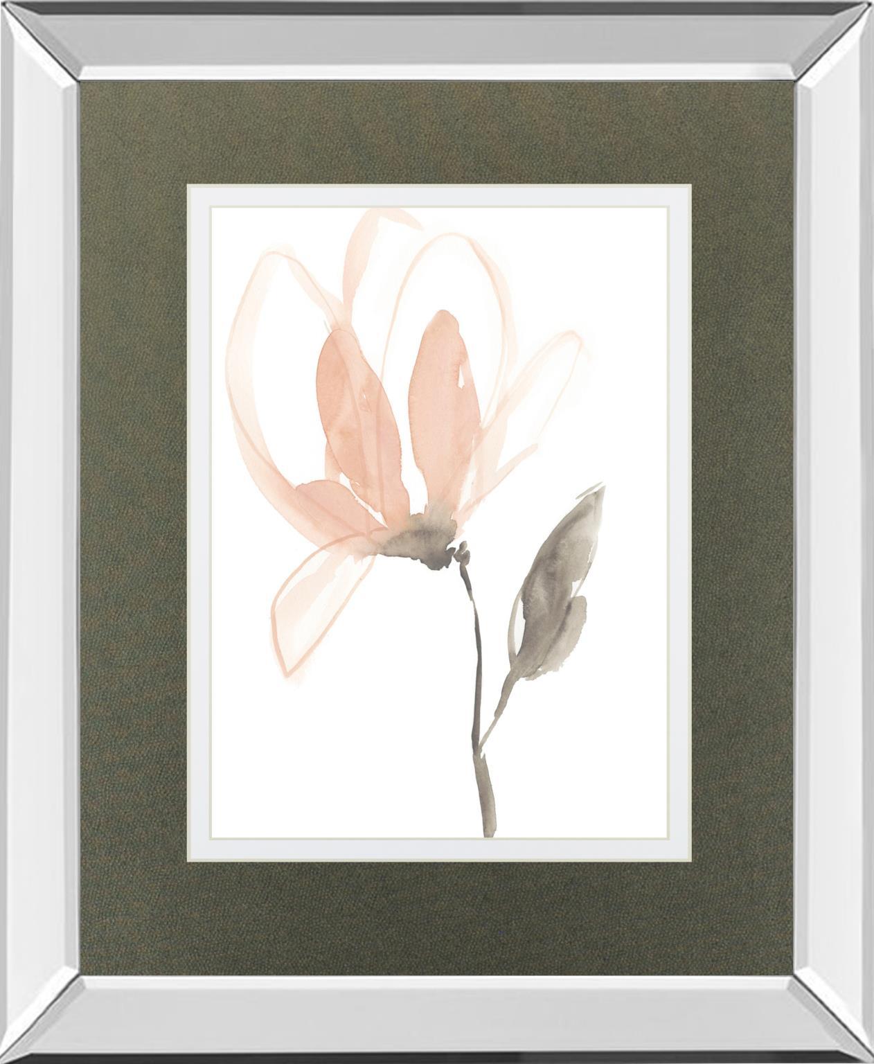 Blush Petals I By Jennifer Goldberger - Beige Classy Art