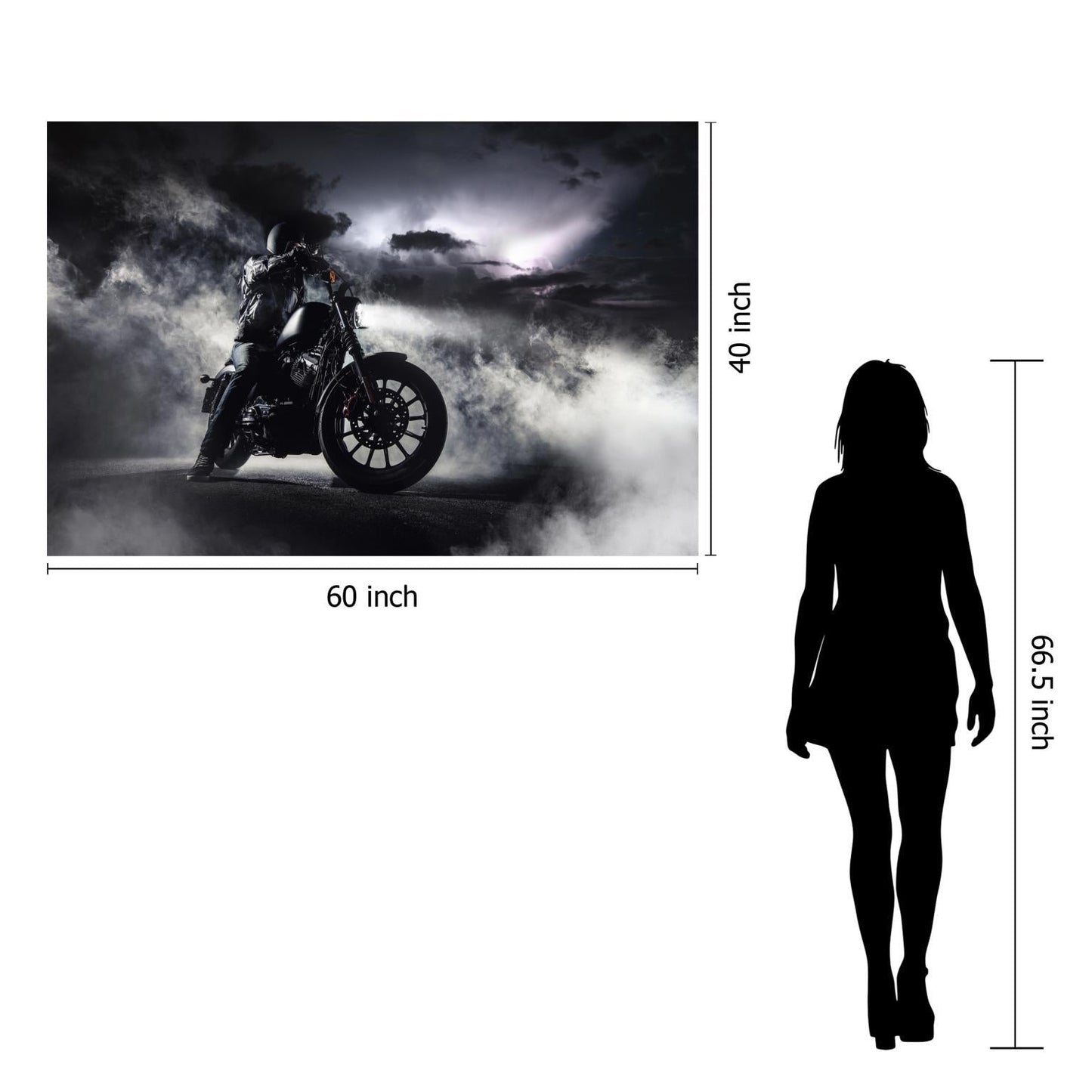 Tempered Glass With Foil - Burnout - Black Classy Art