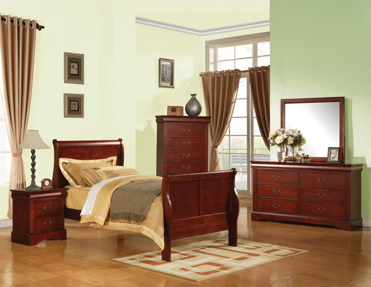 Louis Philippe III Cherry Full Bed ACME East