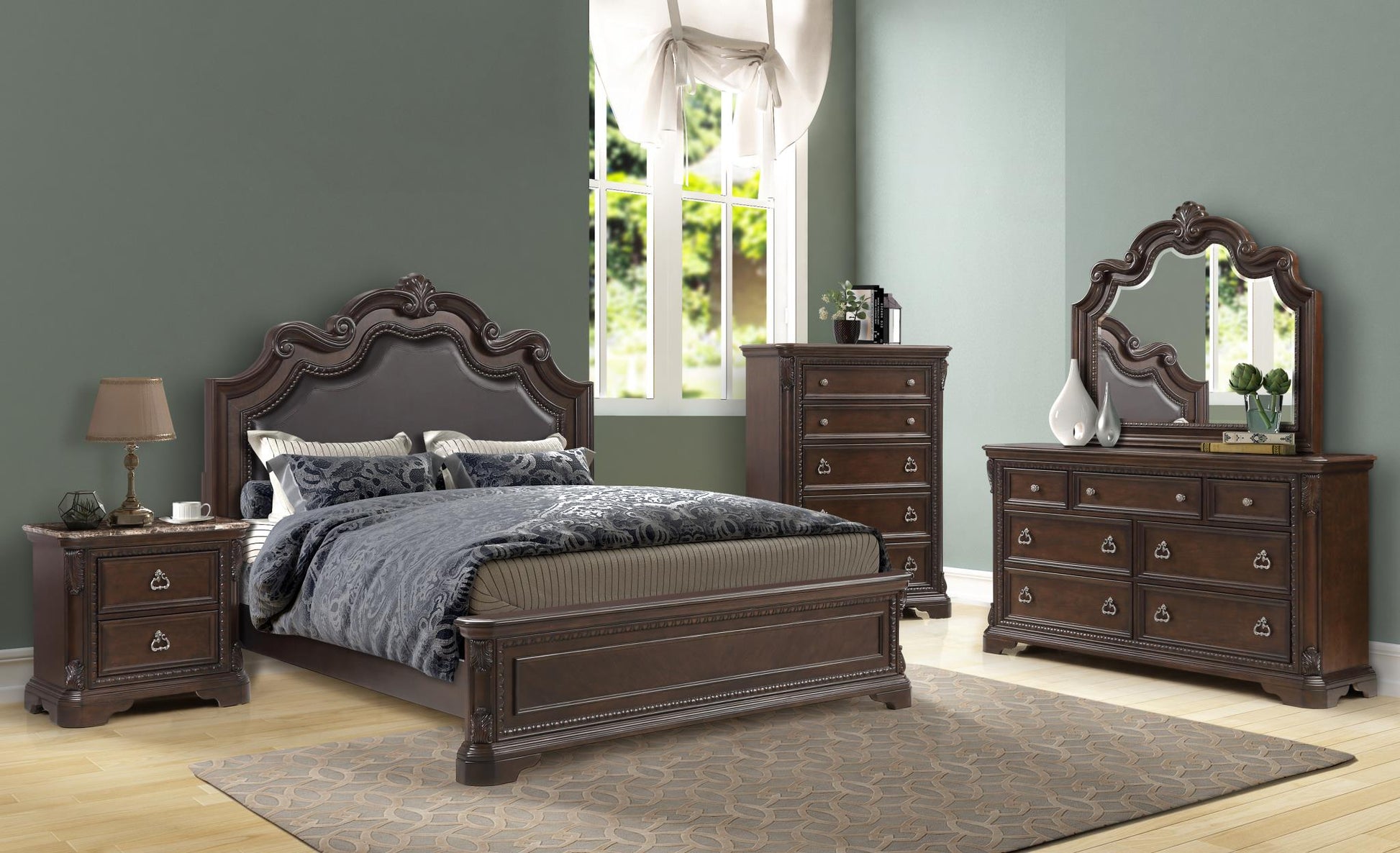 Cherry Coventry Bedroom Bernards Furniture