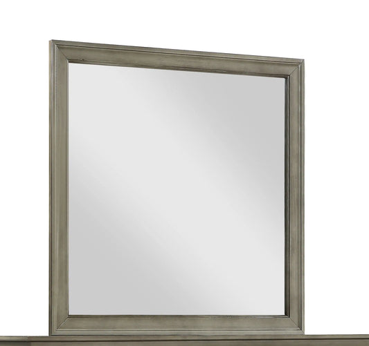 Louis Philip Gray Bedroom Mirror (Mirror Only) Crown Mark