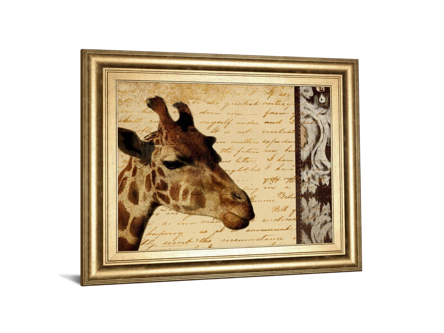 Madagascar Safari I By Patricia Pinto - Framed Print Wall Art - Beige Classy Art