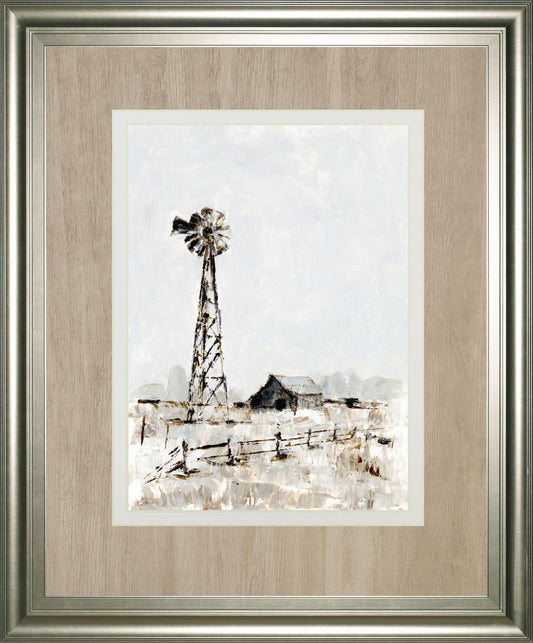 Rustic Prairie I By Ethan Harper - Light Brown Classy Art