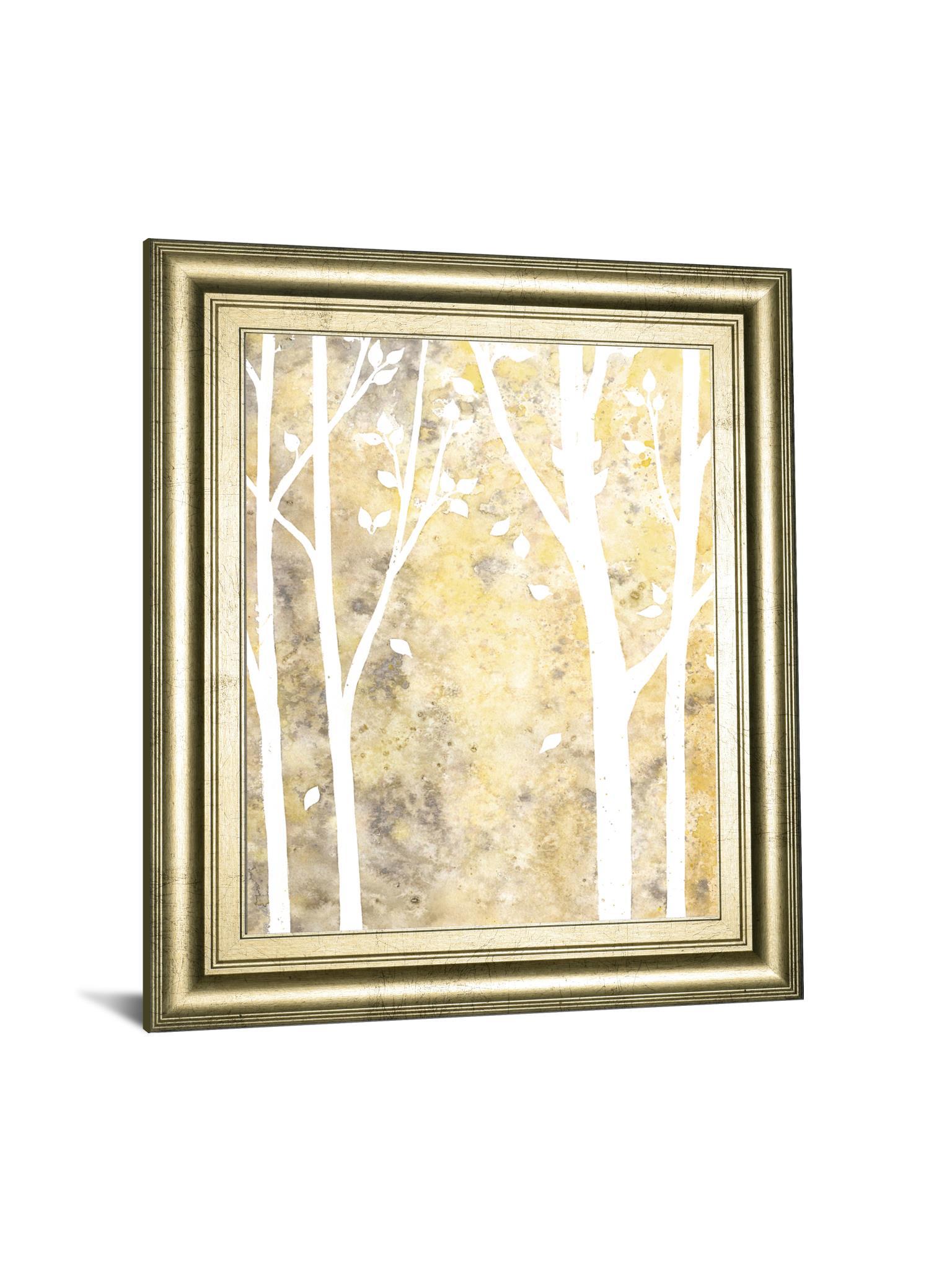 Simple State I By Debbie Banks - Framed Print Wall Art - Yellow Classy Art