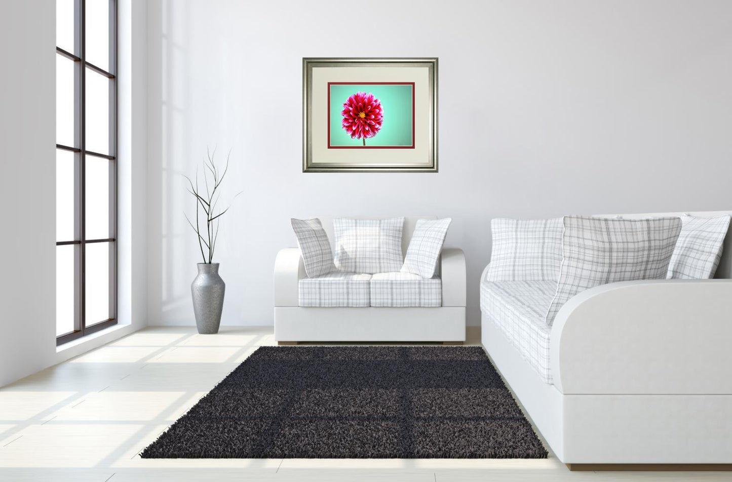 Zenia By Gail Peck - Framed Print Wall Art - Pink Classy Art