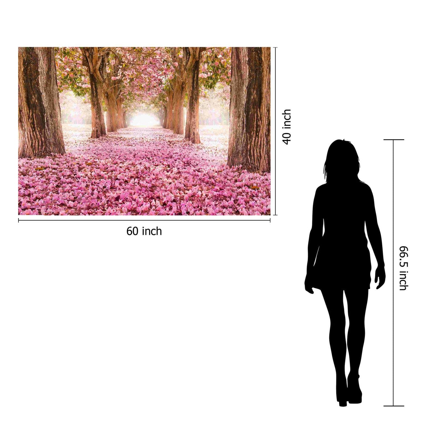 Floating Tempered Glass With Foil All In Rose - Pink Classy Art