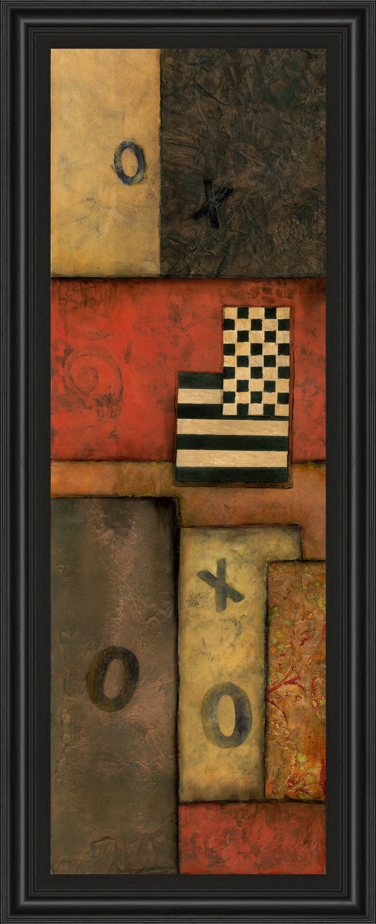 Right Move I By Norm Olson - Framed Print Wall Art - Red Classy Art