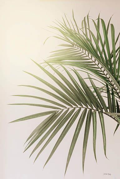 Sunkissed Palm By Jennifer Rigsby (Framed) - Dark Green Classy Art