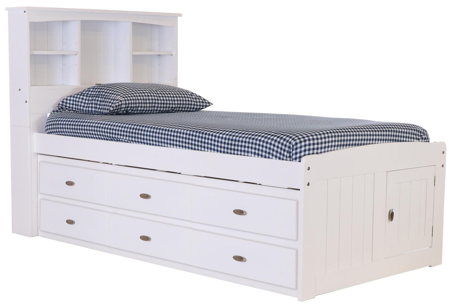 The Savannah Twin Bookcase Bed with 6 Drawers DiscoveryWorld