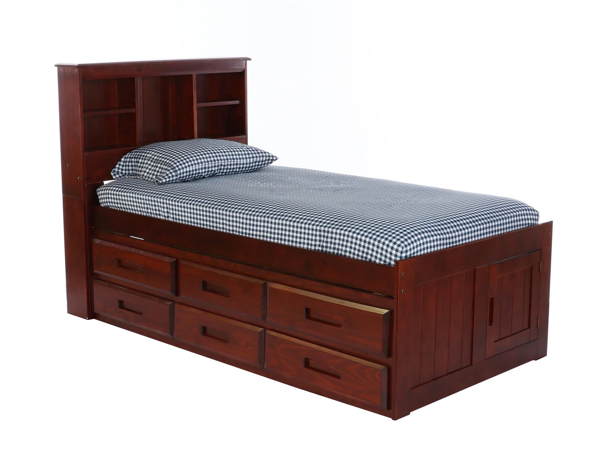 The Savannah Twin Bookcase Bed with 6 Drawers DiscoveryWorld