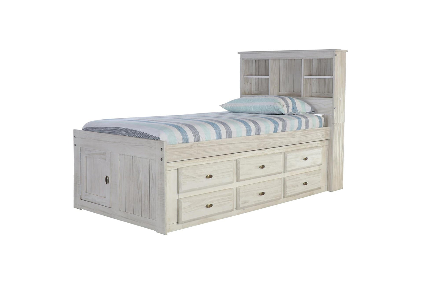 The Savannah Twin Bookcase Bed with 6 Drawers DiscoveryWorld